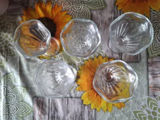 Copas de helado de cristal