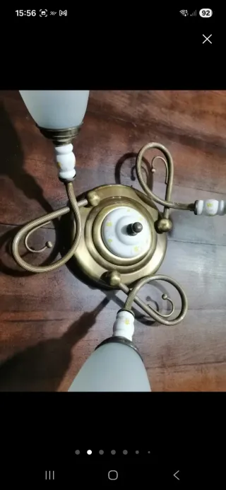 Ottone e ceramica decorati