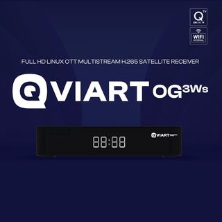 Qviart OG3WS Receptor SATÉLITE Linux TV por IP Sta