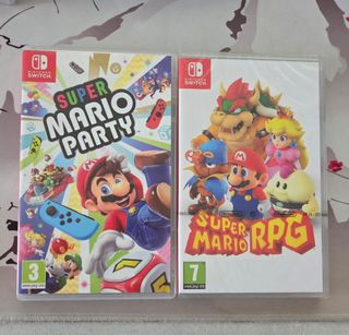 Super Mario Party + Super Mario RPG (precintado)