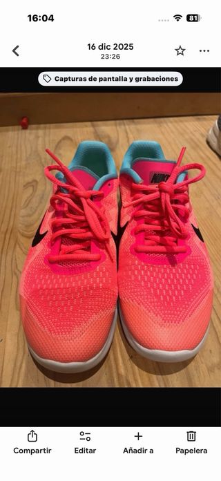 Zapatillas Nike Talle 37.5 Fluor