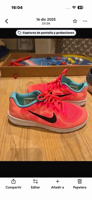 Zapatillas Nike Talle 37.5 Fluor