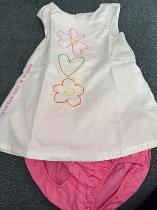 Conjunto Ropa Bebé Vestido y Braguita Agatha Ruiz