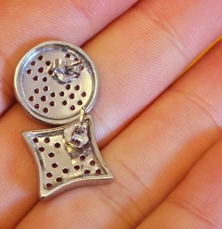 Pendientes Louis Vuitton Diamante Rosa Oro