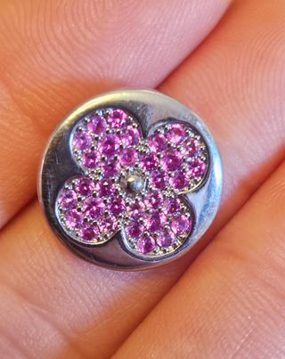 Pendientes Louis Vuitton Diamante Rosa Oro