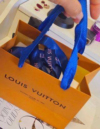 Pendientes Louis Vuitton Diamante Rosa Oro