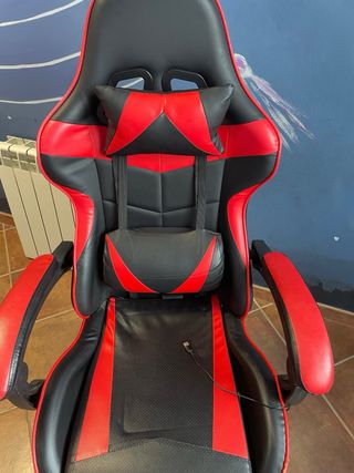Silla Gaming Negra y Roja