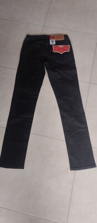 Pantalones vaqueros skinny negro niño