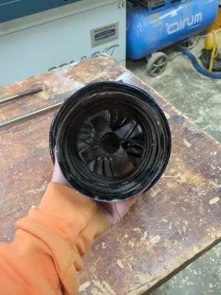 Sombrero para chimenea negro