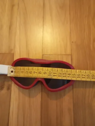 Gafas de esquí infantiles rojas