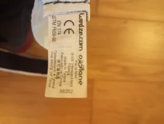 Gafas de esquí infantiles rojas