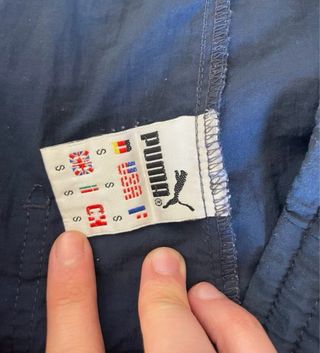 Pantalón cortavientos vintage Puma 90’s