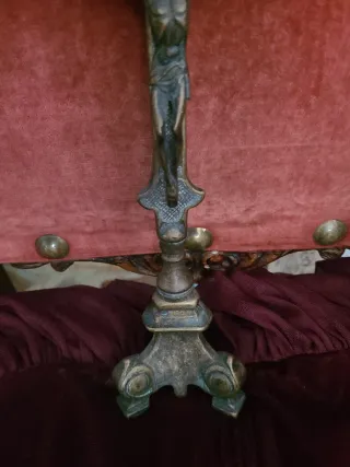 Cruz bronce de sobremesa