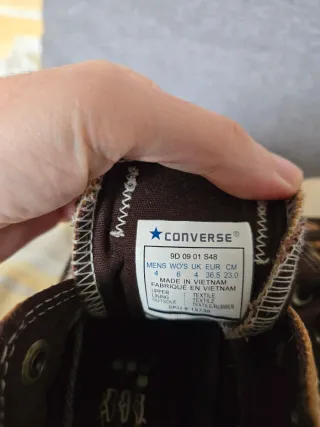 Converse All Star Doble Lengüeta Marrones