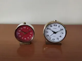2 Orologi-Sveglia Meccanici Vintage