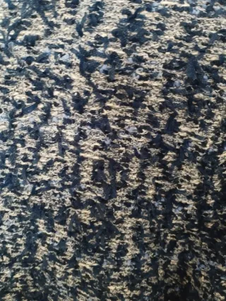 Chaqueta Zara punto trenzado azul