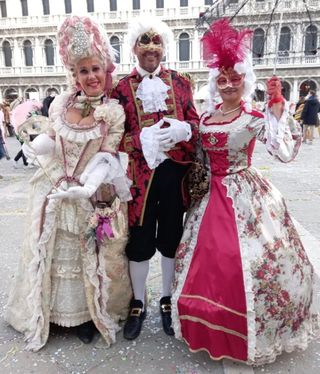 Disfraz Veneciano Época Lujo Auténtico completo