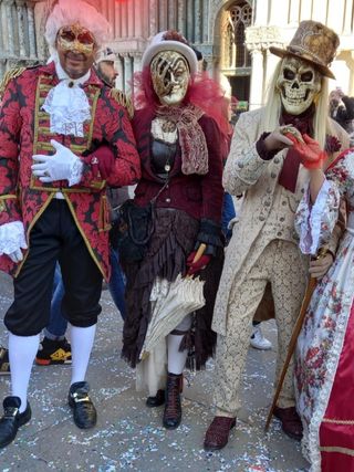 Disfraz Veneciano Época Lujo Auténtico completo