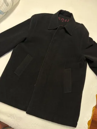 Anzi Chaquetón Lana Negro Talla XL