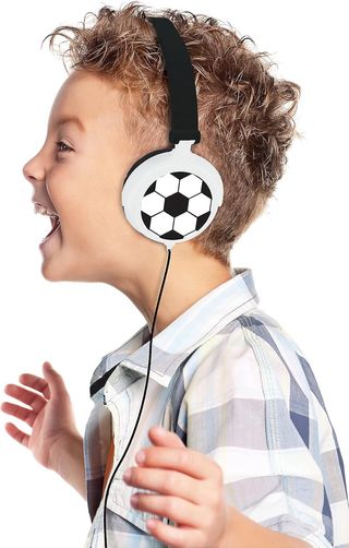 Lexibook- k Auriculares estéreo Football, potencia