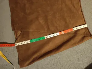 Falda Camel efecto ante