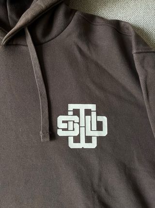 Sudadera con capucha Pull&Bear marrón