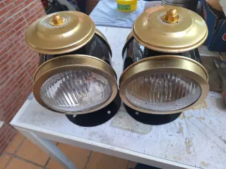 Faroles antiguos de carruaje (2 unidades)