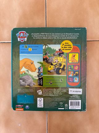 Libro infantil musical Paw Patrol Una aventura con