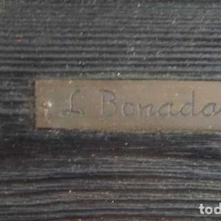 Cuadro Antiguo Lluis Bonada Paisaje Costero