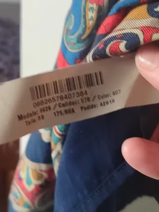 Vestido Massimo Dutti estampado