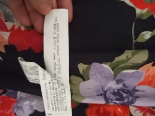 Vestido Zara flores manga larga