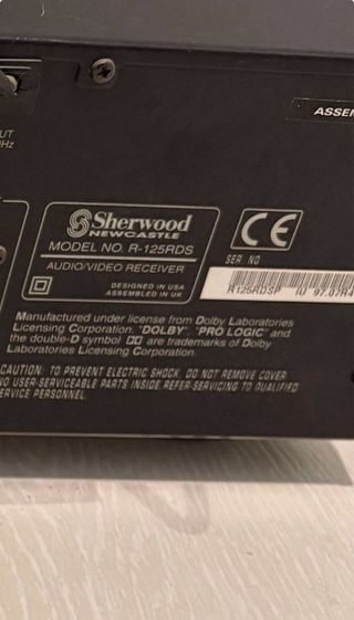 Amplificador Sherwood R 125RDS Negro