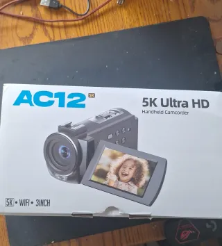 Cámara de Vídeo 5K Negra