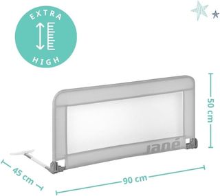 Jané Barrera de Cama Abatible, Largo 90 cm, Bolsa