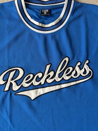 Camiseta Beisbol Reckless Azul