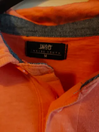 Polo Inside naranja manga corta talla M
