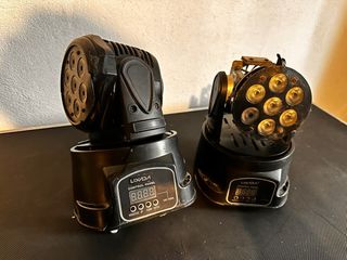 Cabezas móviles iluminación fiesta LED