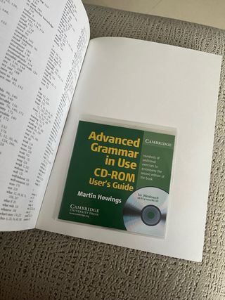 Libro inglés Advanced Grammar in Use (+CD)