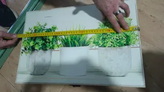 Cuadro Decorativo Plantas Macetas