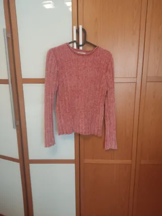 Jersey rosa de canalé