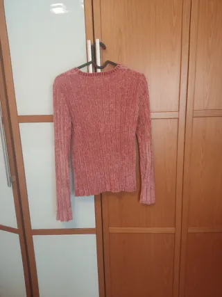 Jersey rosa de canalé