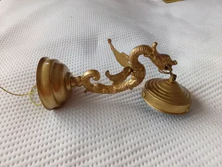 Aplique de pared bronce