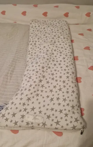 Saco Capazo Jane Bebé Estrellas Gris