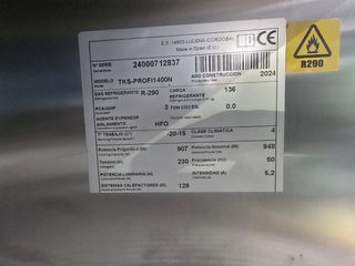 Congelatore industriale in acciaio inossidabile