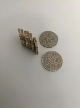 Lote monedas antiguas Reino Unido- coleccionistas