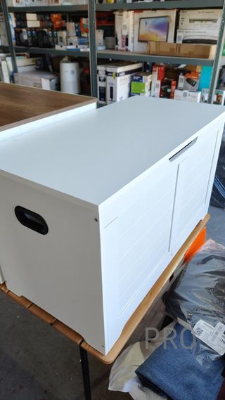 Puff Almacenaje, Banco Almacenaje con 2 Bisagras