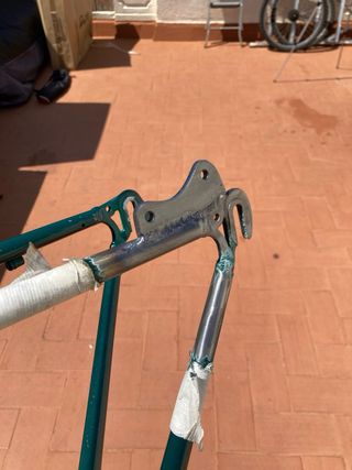 Adaptación freno de disco a bicicleta antigua