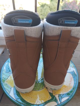Botas Snowboard Vans 37 BOA Marrones