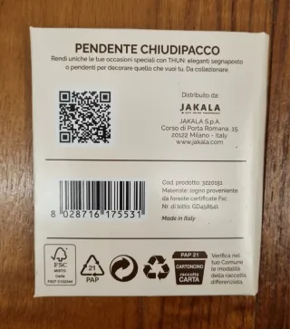 Thun Pendente Chiudipacco Nuovo