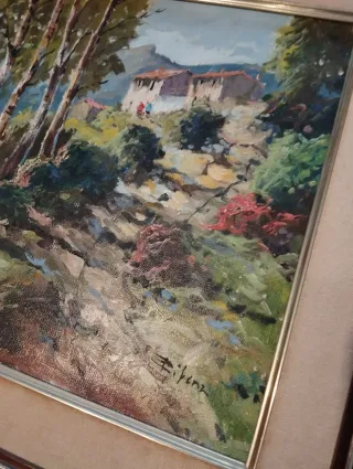 Cuadro pintado al oleo